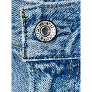 Abercrombie & Fitch Ultra Loose Low Rise Blue Denim Cropped Wide Leg Jeans Sz 27 thumbnail 5
