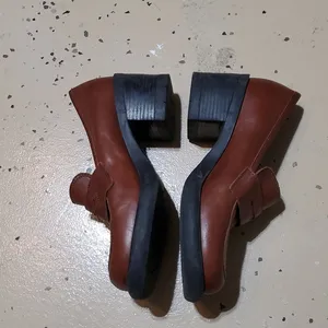 NINE WEST CROMWELL LEATHER SHOES SIZE 5 1/2M thumbnail 6