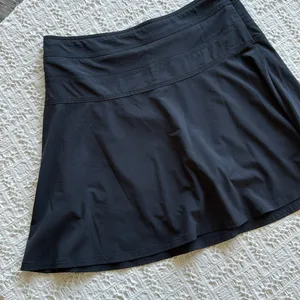 Athleta Black Skort with Moisture-Wicking Fabric thumbnail 2