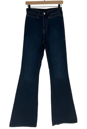 True Religion FEY Flare Jeans Womens 27 Blue Denim High‎ Rise All Day Modern thumbnail 1