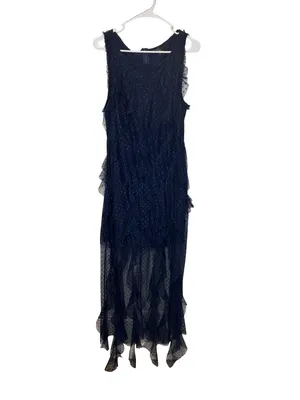 ✨Lulus Ruffled Swiss‎ Dot Tiered Maxi Dress XL✨ thumbnail 2