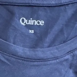 Quince Navy Blue Cotton Modal Scoop Neck T-Shirt Womens XS Basic Minimalist Tee thumbnail 6