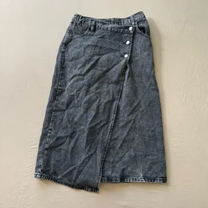 Shein asymmetric Wrap Denim Midi Skirt thumbnail 3