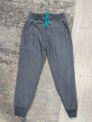 Figs Women’s Petite Graphite Silver Grey Zamora Jogger Scrub Pants XXS thumbnail 1