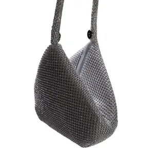 Topshop Gigi Embellished Grab Bag in Silver​​ thumbnail 2