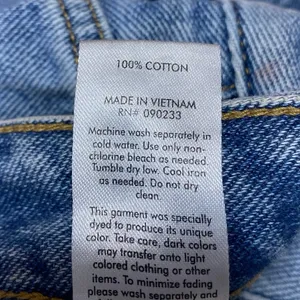 Pacsun 90's Boyfriend Blue Distressed High Waisted Straight Denim Jeans Pants 25 thumbnail 6
