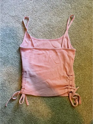PacSun PAC Cares Pink Ribbed Tank Top thumbnail 3