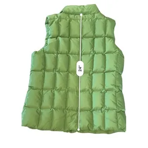 Gap‎ Vintage Down Puffer Zipper Winter Washable Vest Green MEDIUM Outdoor thumbnail 8