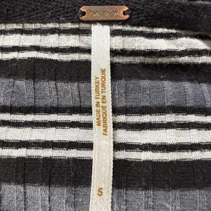 Free People Small Always‎ With Me Striped Faux Wrap Long Sleeve Tee thumbnail 9