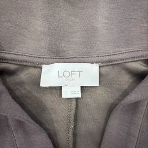 Loft Outlet 2 Piece Pants & Top Set Soft Rayon Jersey Beach Taupe Women's Small thumbnail 3