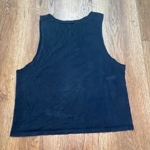 Nirvana Listen To Kurt Cobain Graphic Muscle Tank Top Black Womens Large Grunge thumbnail 5