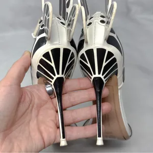 Sophia Webster Evangeline Butterfly Wing Stained Glass Leather Sandal Heels 39.5 thumbnail 10