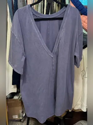 NWOT Free People FP Movement Hot Shot Tee Romper - Blue indigo navy - XL thumbnail 10