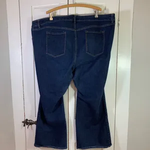 Old Navy Jeans Dark Wash Plus Size 28 Short Bootcut Denim Every‎ Day Minimalist thumbnail 2