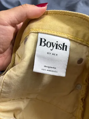 Boyish Denim Skirt Yellow thumbnail 6