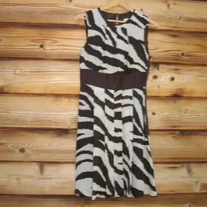 Michael Kors Silk Fit and Flare Print Dress thumbnail 3
