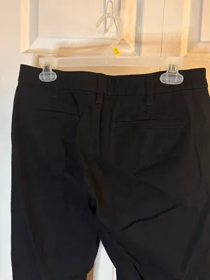 J Crew High Rise Girlfriend Chino Black 6 thumbnail 3
