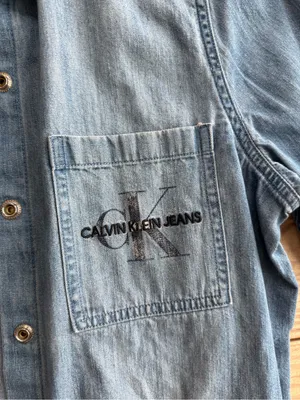 Calvin Klein Jeans Denim Shirt size small thumbnail 3