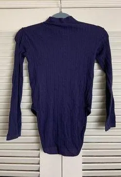 MD Victoria Secret purple snap body suit thumbnail 2