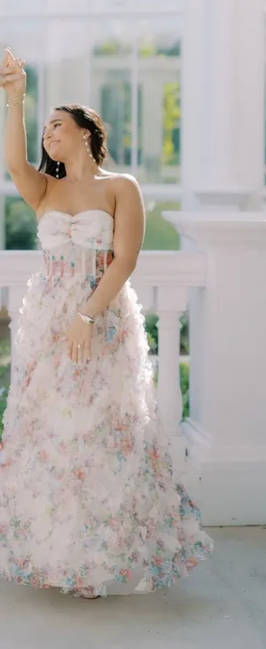 Lulus Dress Maxi Floral thumbnail 3