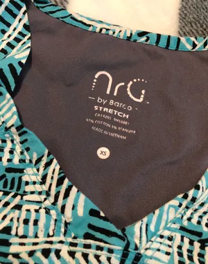 Scrub Top Blue Size XS thumbnail 3
