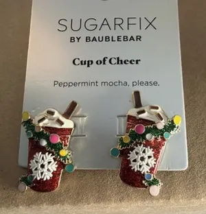 Sugarfix by Baublebar Cup of Cheer Latte NWT thumbnail 1