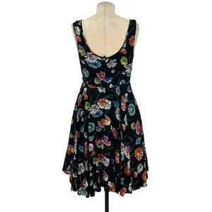 Anthropologie Moulinette Soeurs Astere Everywhere‎ Dress Floral Black Size 2 thumbnail 9