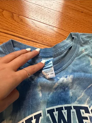 Gildan Florida girls Tie-Dye T-Shirt - Blue thumbnail 2