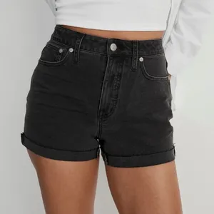 MADEWELL‎ High Rise Denim Shorts Black size 29 thumbnail 1