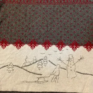 Woolrich Vintage Winter Holiday Lambswool & cotton Sweater size medium thumbnail 6