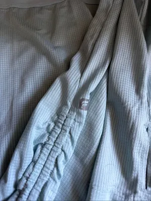 Fabletics Light Blue Textured Jacket with Subtle Logo thumbnail 2