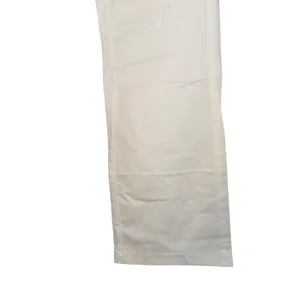 NWT Outerknown Pants Womens 4 White‎ Cream Wide Leg Flare Organic Cotton Beach thumbnail 3