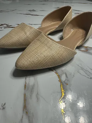 a new day Beige woven Pointed-Toe Ballet Flats. thumbnail 14