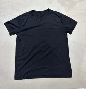 Lululemon Black Crew Neck T-Shirt activewear thumbnail 1