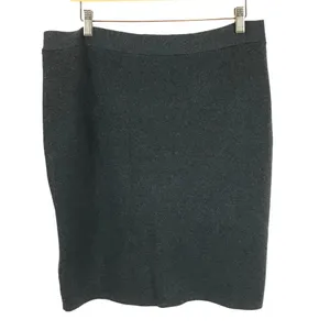 Womens Size Large Eileen Fisher Pencil in Sleek Tencel Merino Interlock Skirt thumbnail 5