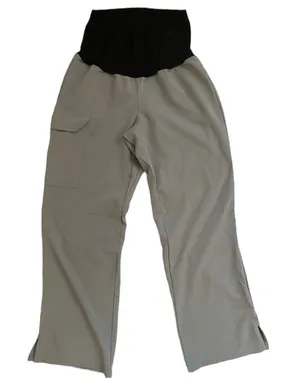 ave By Medline XSMALL-PETITE light gray Maternity‎ Pants Size XS thumbnail 1