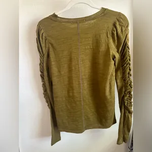 FREE PEOPLE WE THE FREE DARK Olive Green Top. thumbnail 5