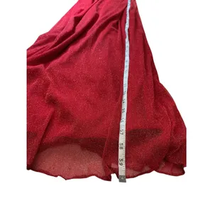 May Queen Couture Red Glitter Beaded Halter Keyhole Evening Gown‎ Dress 10 thumbnail 7