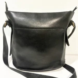 Madewell Black Leather The Transport Bucket Bag Shoulder Bag thumbnail 6
