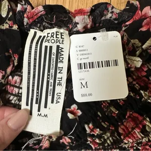 NWT - Free people floral mini dress thumbnail 8