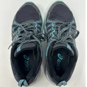 Asics Women's Light Blue‎ Gray Canvas Gel Venture 7 Sneakers Size 6 thumbnail 4