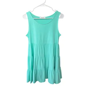 Zenana Outfitters NWOT Seafoam Green Oversized Tank Top Small thumbnail 2