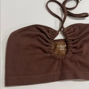 Urban Outfitters Brown Crop Top NWT thumbnail 2