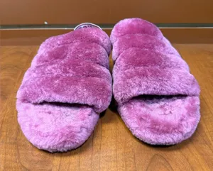 UGG Fuzzy Mauve Women's Slippers thumbnail 1