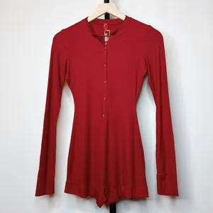 NWT Skims Soft Lounge Henley Onesie thumbnail 2