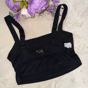 Aerie Offline Black Ribbed Bra Top thumbnail 14