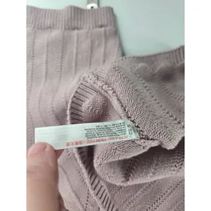 Free People Knit Top Womens L Mauve Around The Clock Open Back Pointelle Cropped thumbnail 5