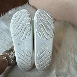 Crocs Splash Glossy Slide White Sandals Size 9 thumbnail 6