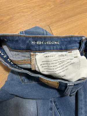 American Eagle Size 4 long hi rise jegging skinny jeans thumbnail 8