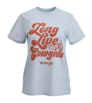 Wrangler Retro Long Live Cowgirls Graphic Tee thumbnail 1